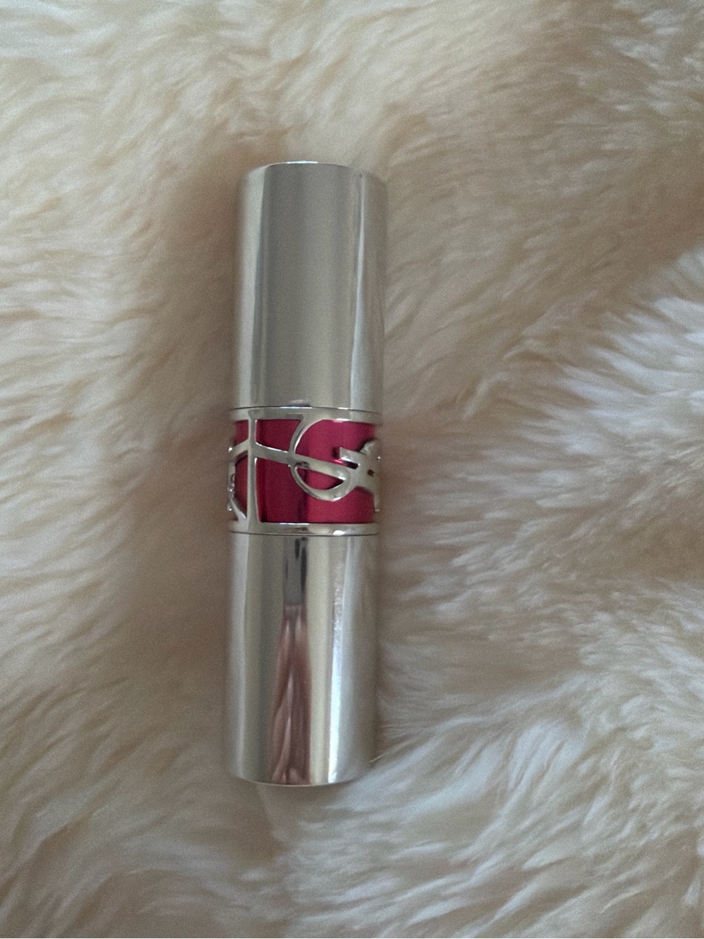 Yves Saint Laurent Silver Tube Pink Lipstick